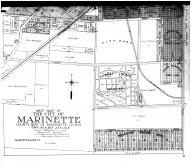 Marinette City - West - Below, Marinette County 1912